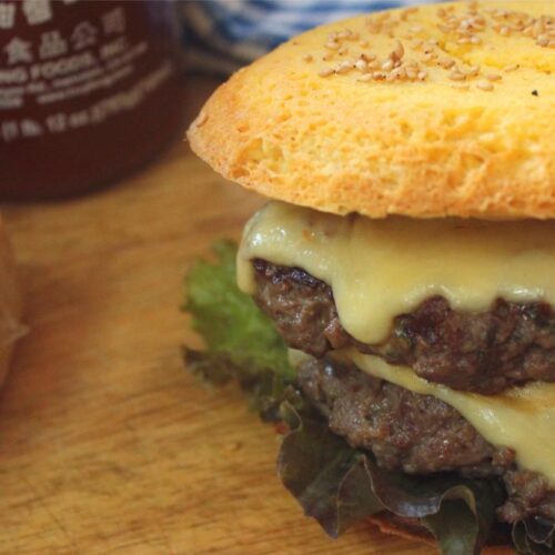 beef and blue cheese burgers