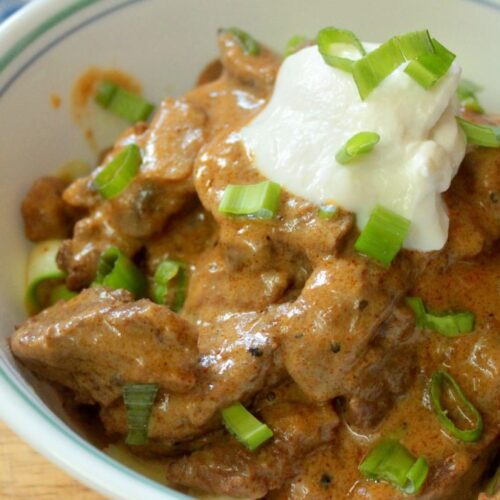 Keto Beef Stroganoff