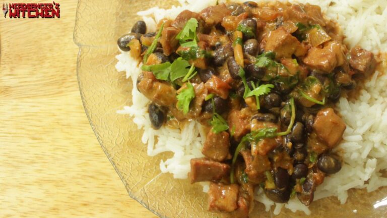 black bean stew