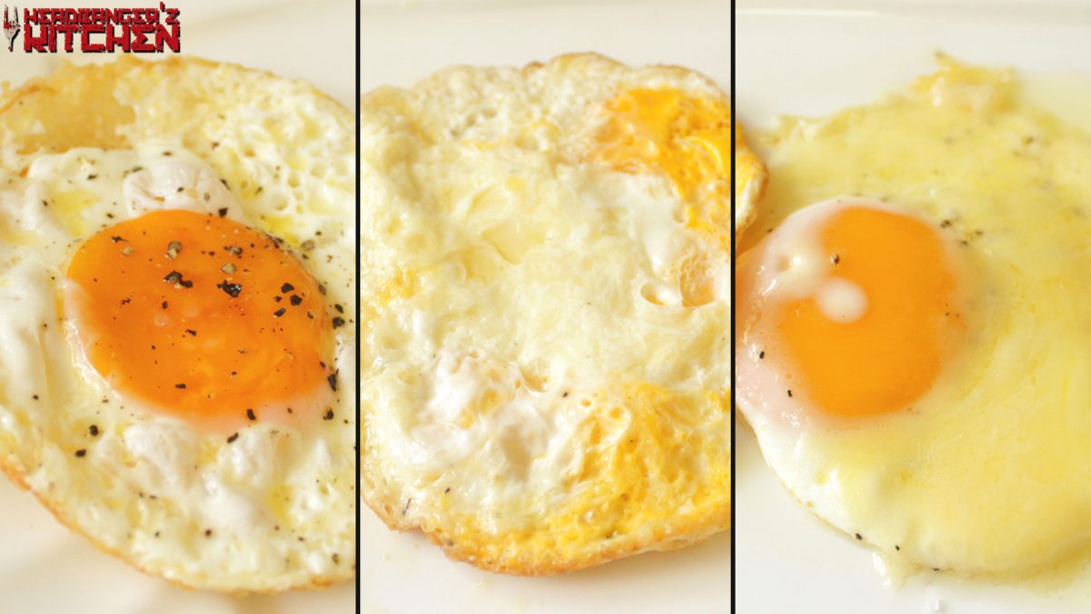 Cheese Fried Eggs 3 Ways