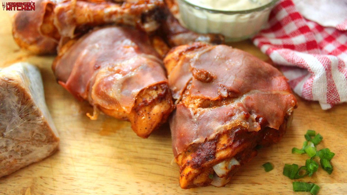 Keto BBQ Chicken Wrapped In Parma Ham