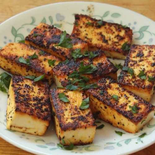 Keto Lemon Pepper Paneer