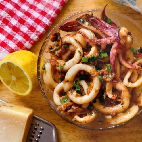 Butter Garlic Squid