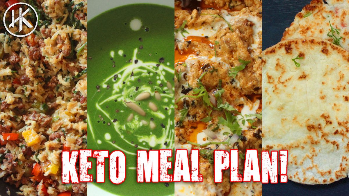 #MealPrepMonday – 1200 Calorie Keto Meal Plan #1