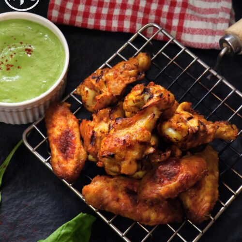 Keto Saag Chicken Wings