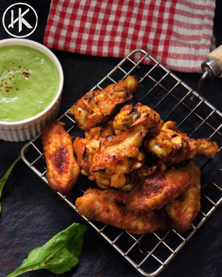 Keto Saag Chicken Wings