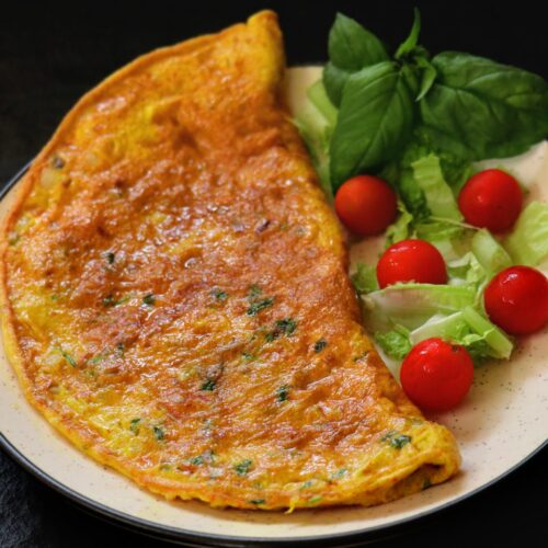 Keto omelet indian masala omelet