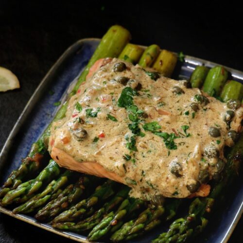 Keto Salmon and Asparagus