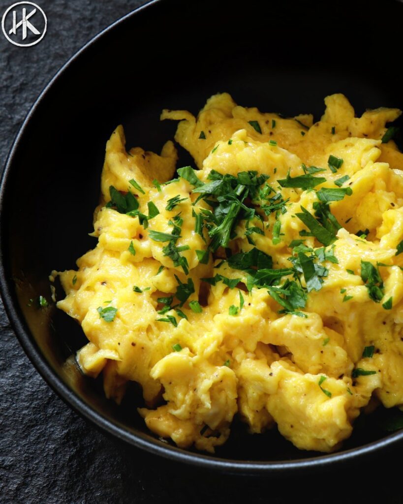 3 Ingredient Scrambled Eggs