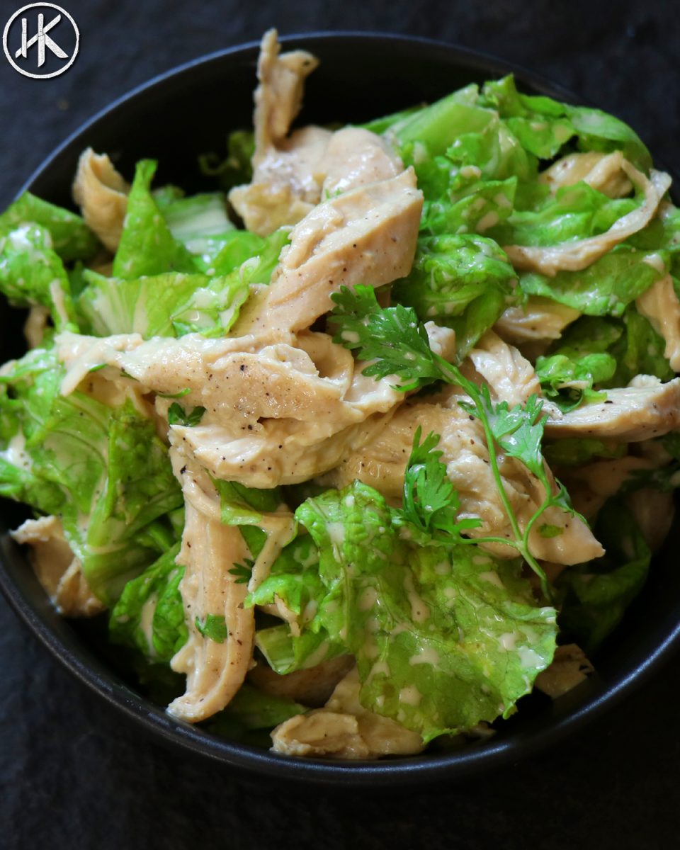 Easy Keto Salad with Chicken