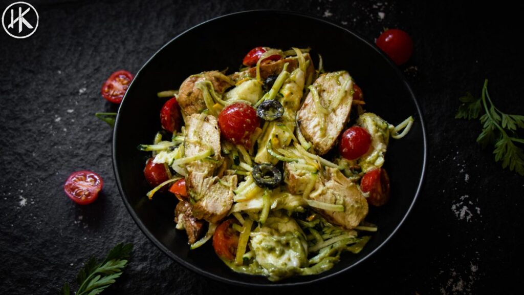 keto chicken rice bowl