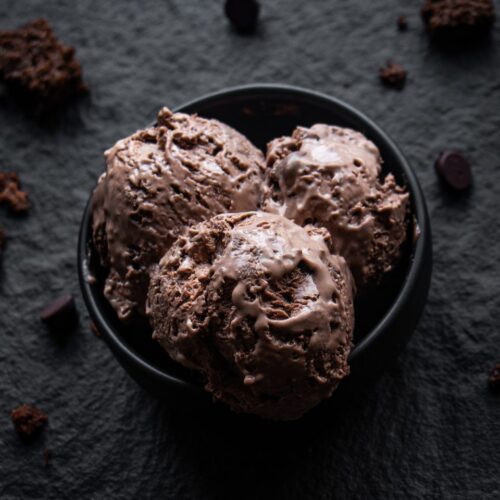 Keto chocolate ice cream