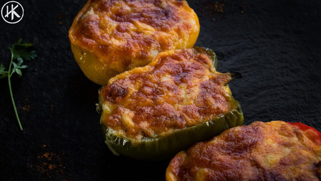 a photo of stuffed bell peppers