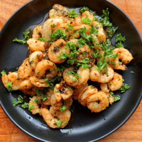 butter garlic prawns