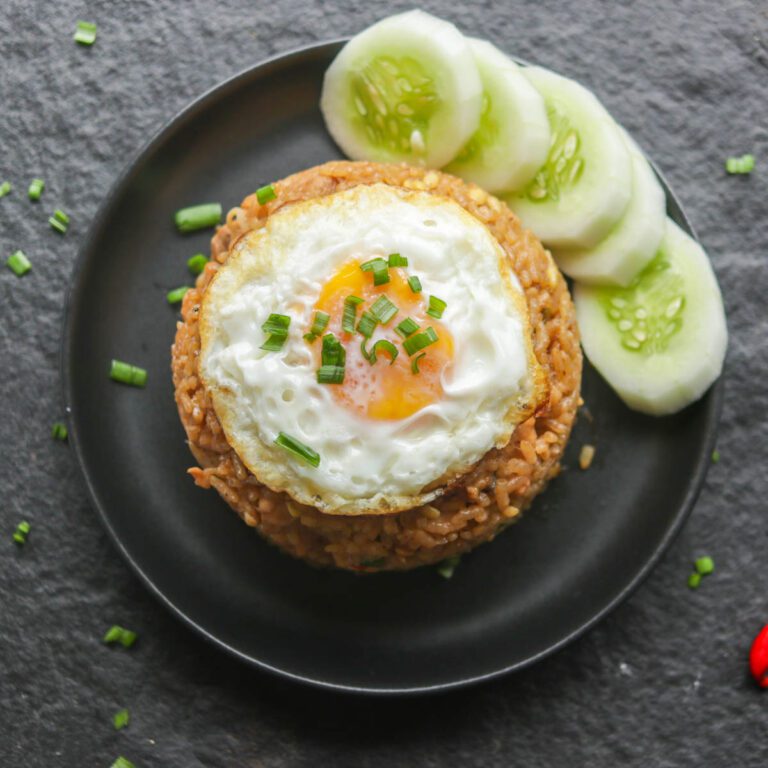 Nasi Goreng on a plate