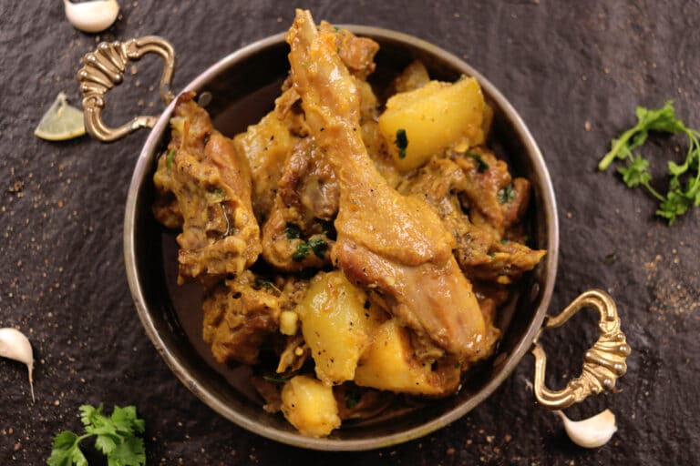 Indian Duck Curry in a dish