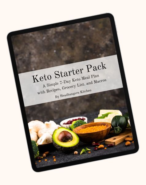 iPad cover of keto starter pack