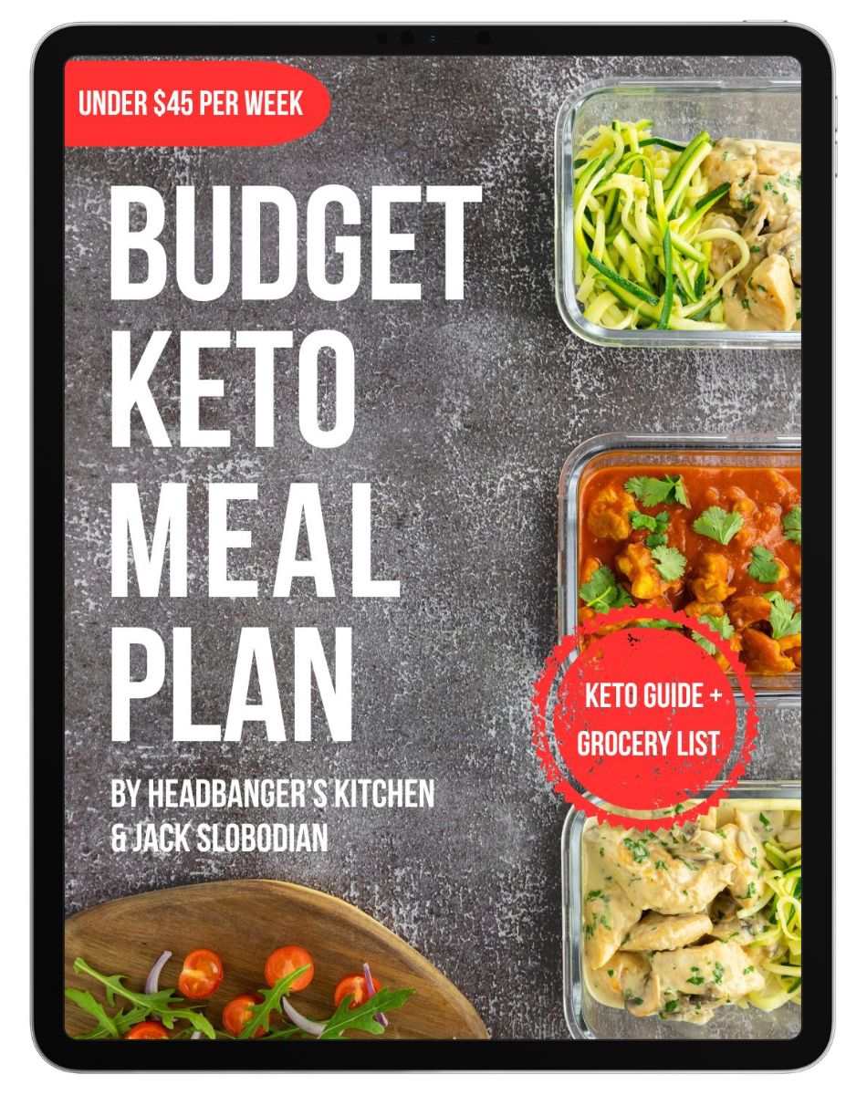 Budget Keto Meal Plan Cover